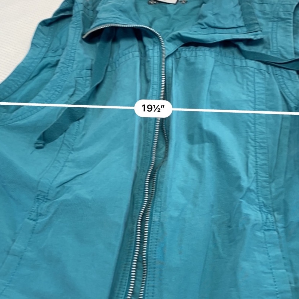 Vintage Columbia teal Full zip vest size extra large - Picture 11 of 13